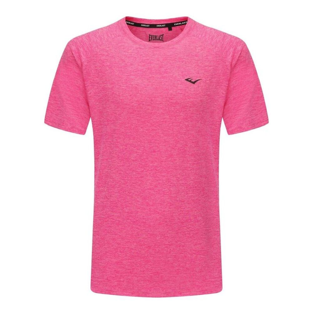 Everlast Mens Chest Logo T-Shirt / Pink Marl